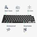 Silicone Keyboard Protector QWERTY (Spain) compatible with Apple Macbook Air 15 M4 2025 A3241