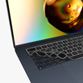 Silicone Keyboard Protector QWERTY (Spain) compatible with Apple Macbook Air 15 M4 2025 A3241