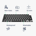 Silicone Keyboard Protector QWERTY (Spain) compatible with Apple Macbook Pro 16.2 2024 M4 A3403 / A3186