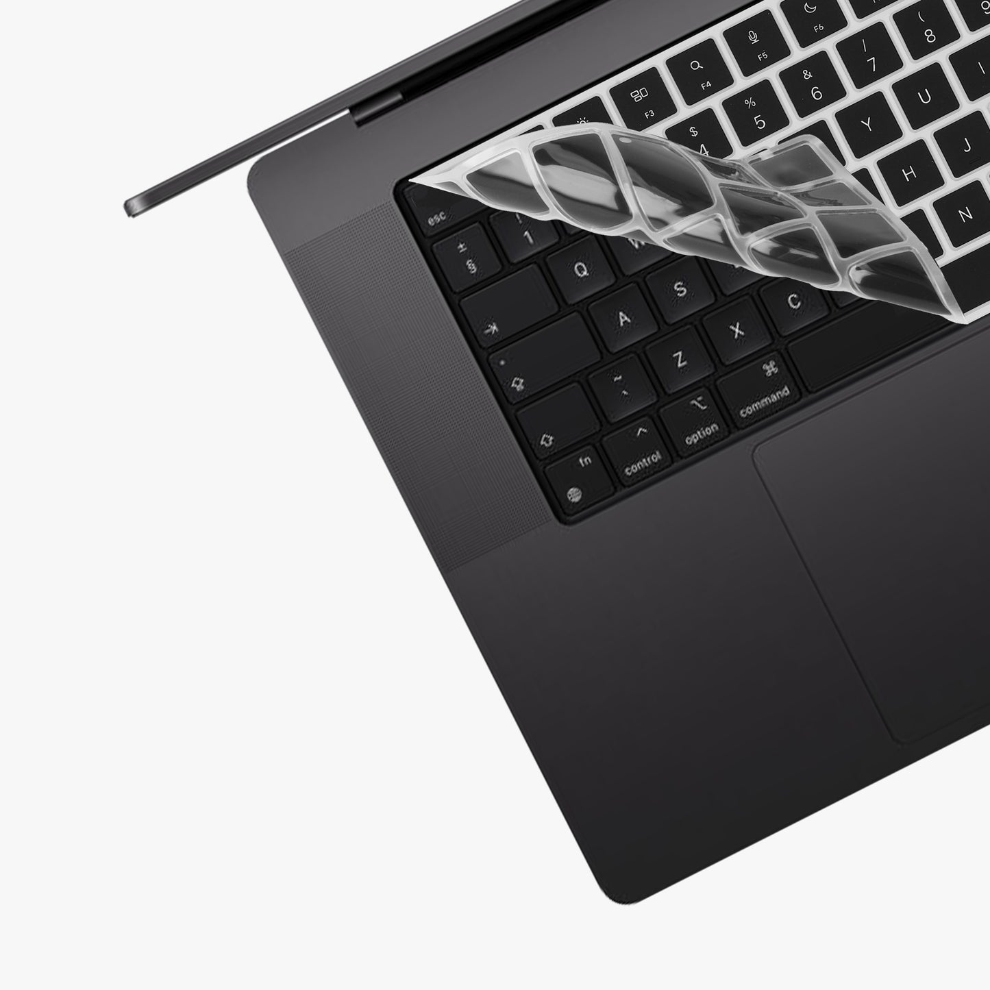 Silicone Keyboard Protector QWERTY (Spain) compatible with Apple Macbook Pro 16.2 2024 M4 A3403 / A3186