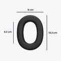 2x Velour Ear Pads for 3M WorkTunes