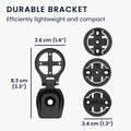 kwmobile Mount compatible with Garmin Edge / Bryton Rider / Wahoo Mount - Bicycle Mount - Stem Mount for Bike Computer