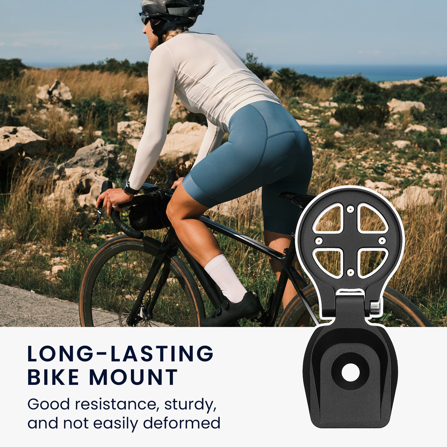 kwmobile Mount compatible with Garmin Edge / Bryton Rider / Wahoo Mount - Bicycle Mount - Stem Mount for Bike Computer