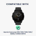 kwmobile Replacement Strap Compatible with Garmin Forerunner 955 / 965 / 945 / 935 / MARQ / COROS VERTIX Strap