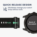 kwmobile Replacement Wristband compatible with Garmin 26mm Fenix 8 51mm / Instinct 50mm / Fenix 7X / Fenix 6X Band