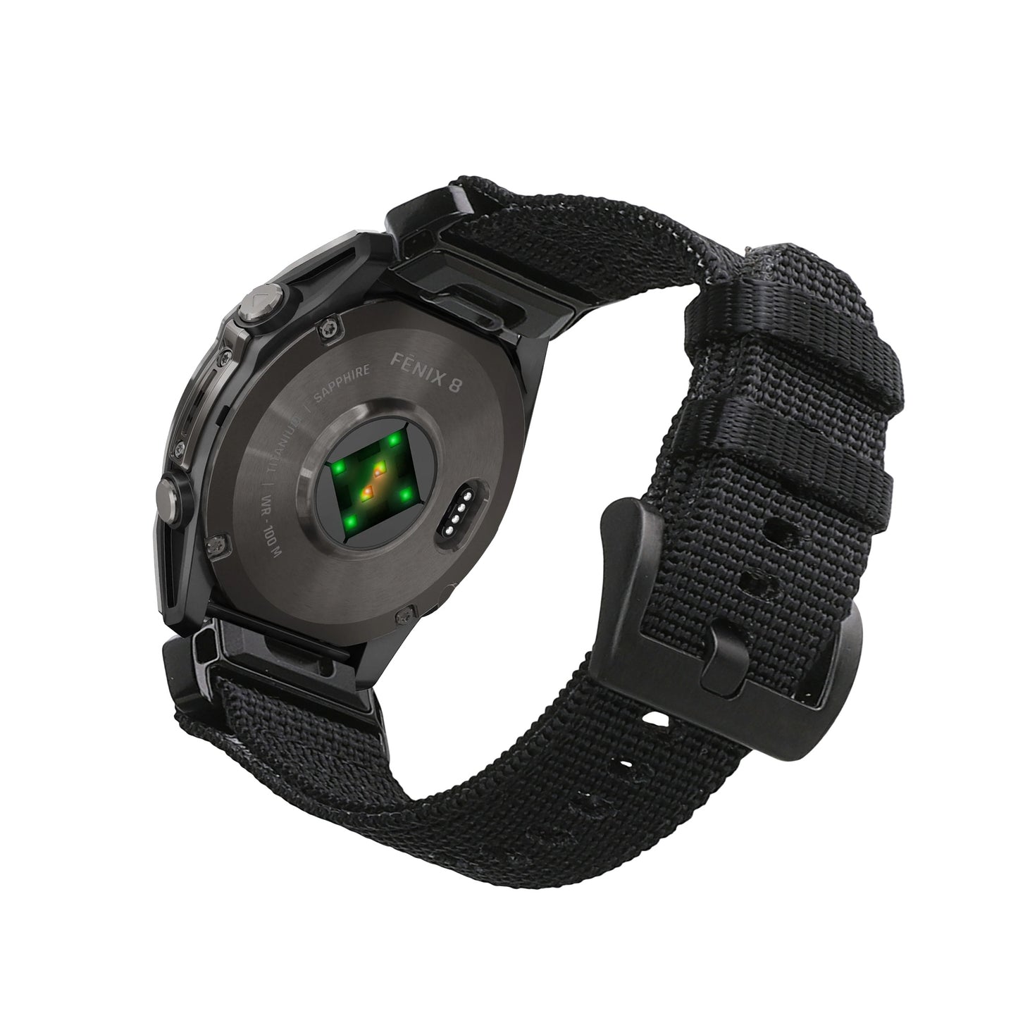 kwmobile Replacement Strap Compatible with Garmin 20mm Fenix 8 43mm / Fenix 7S / Fenix 6S / Epix Pro 42mm Strap