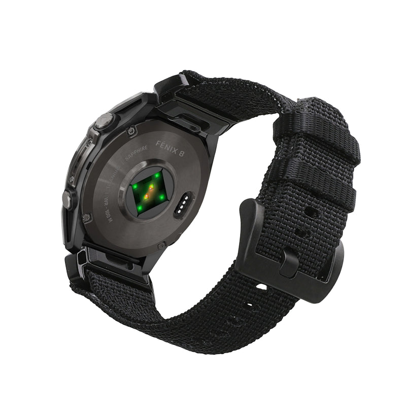 kwmobile Replacement Strap Compatible with Garmin 20mm Fenix 8 43mm / Fenix 7S / Fenix 6S / Epix Pro 42mm Strap