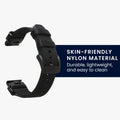 kwmobile Replacement Strap Compatible with Garmin 20mm Fenix 8 43mm / Fenix 7S / Fenix 6S / Epix Pro 42mm Strap