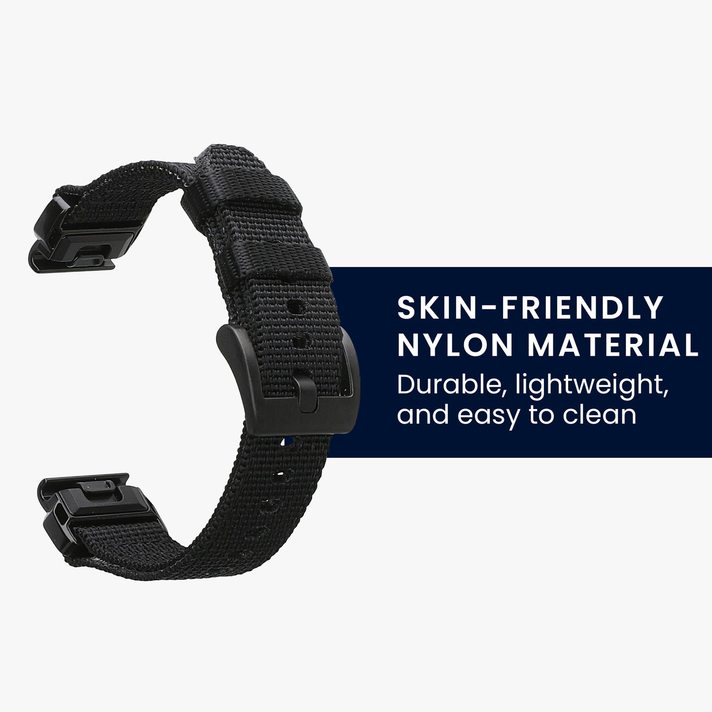 kwmobile Replacement Strap Compatible with Garmin 20mm Fenix 8 43mm / Fenix 7S / Fenix 6S / Epix Pro 42mm Strap