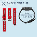 kwmobile Watch Strap for Garmin Forerunner 970 / Forerunner 570 47mm / Venu 3 Strap Fitness Tracker Band Set Replacement Strap Smartwatch