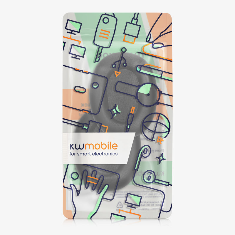 kwmobile Ear Pads for Sony WH-1000XM6 Earpads Replacement Headphone Spare Parts Over Ear Headphones