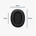 kwmobile Ear Pads for Sony WH-1000XM6 Earpads Replacement Headphone Spare Parts Over Ear Headphones