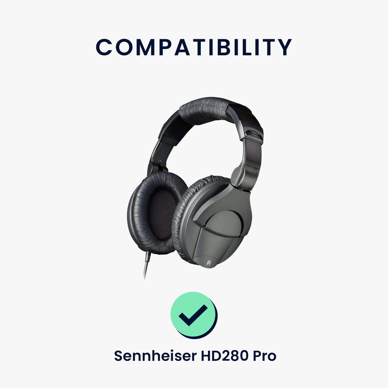 kwmobile Ear Pads for Sennheiser HD280 Pro Ear Cushions Replacement Ear Pads Headphone Spare Parts Headphone Replacement Pads Over Ear Headphones