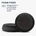 kwmobile Ear Pads for Yealink BH70 / WH64 Earpads Replacement Ear Cushions Headphone Spare Parts Headphone Replacement Pads Over Ear Headphones