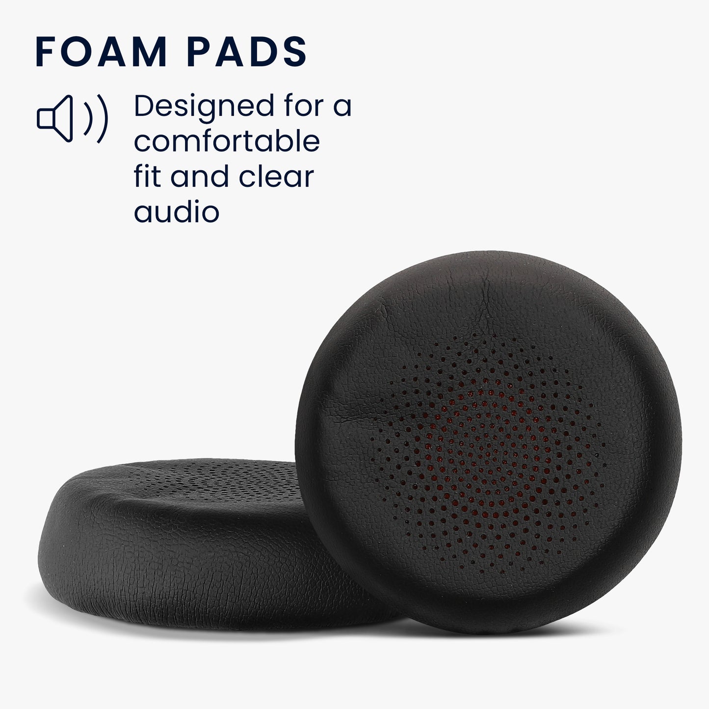 kwmobile Ear Pads for Yealink BH70 / WH64 Earpads Replacement Ear Cushions Headphone Spare Parts Headphone Replacement Pads Over Ear Headphones