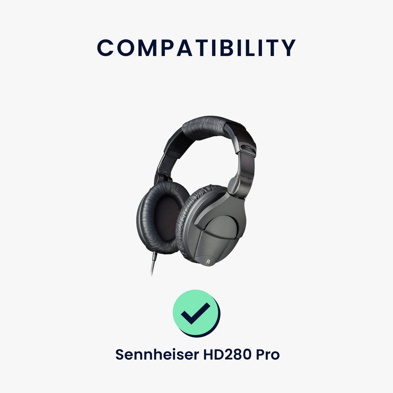 kwmobile Ear Pads for Sennheiser HD280 Pro Earpads Replacement Ear Pads Headphone Spare Parts Headphone Replacement Pads with Cooling Effect