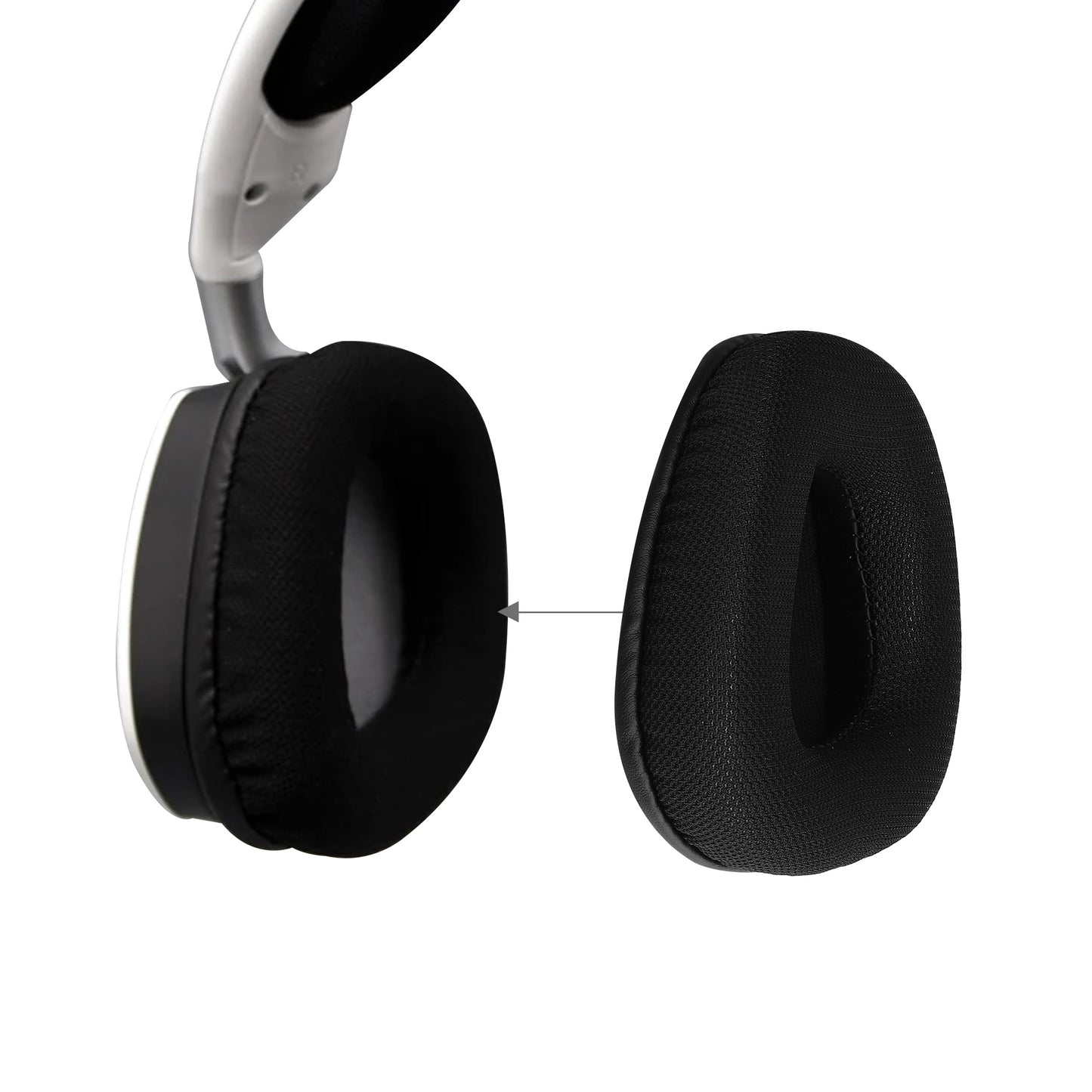 kwmobile Ear Pads for Corsair Void v2 / Void Elite Surround / Void Pro - Replacement Ear Cushions - Headphone Spare Parts - Headphone Replacement Pads for Over-Ear Headphones
