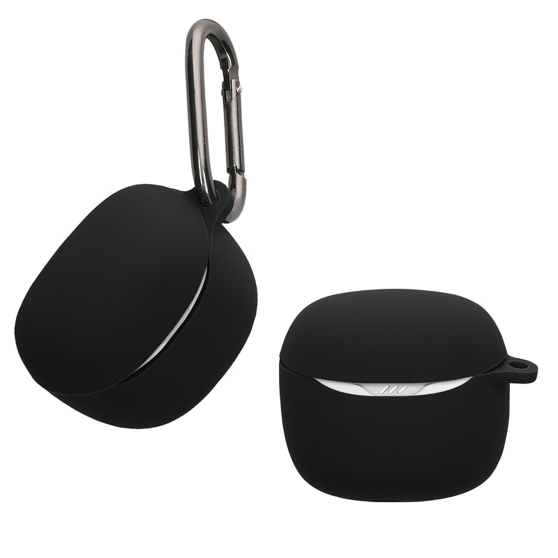 kwmobile Hülle kompatibel mit JBL Tune Flex 2 Hülle - Kopfhörer Case - TPU Silikon Cover - Schutzhülle in Schwarz Schwarz  