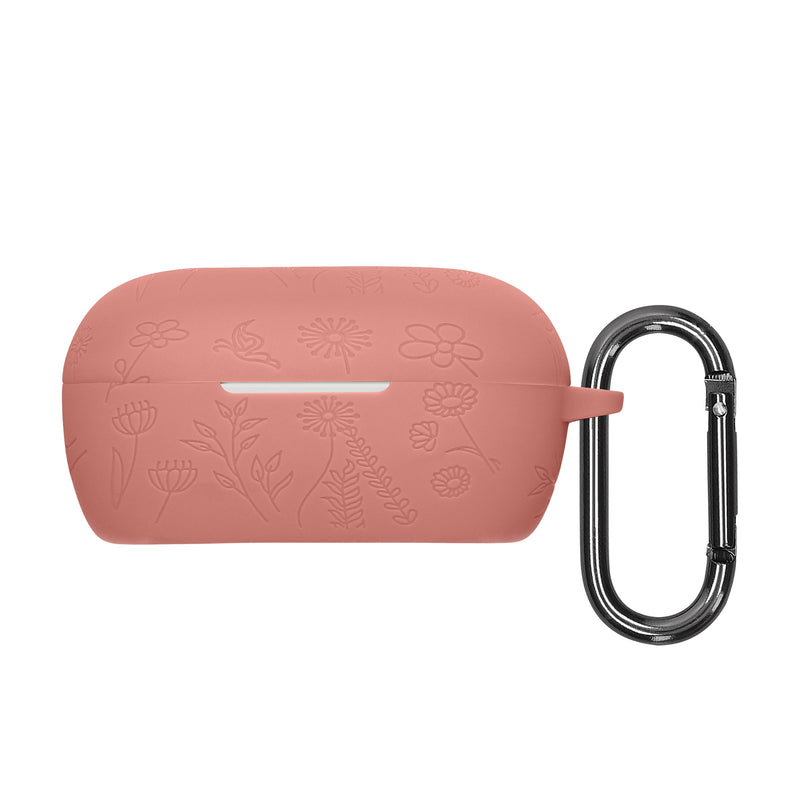 kwmobile Case for Bose QuietComfort Earbuds Case - Headphone Protective Cover with Carabiner