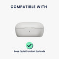 kwmobile Case for Bose QuietComfort Earbuds Case - Headphone Protective Cover with Carabiner