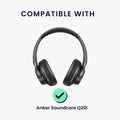kwmobile Case Compatible with Anker Soundcore Q20i - Headset Cover Made of Durable Neoprene Fabric