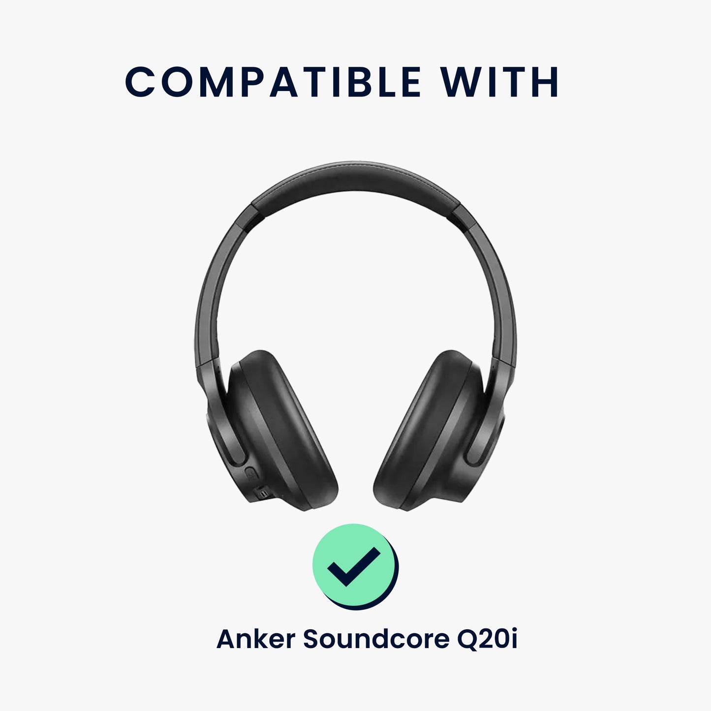 kwmobile Case Compatible with Anker Soundcore Q20i - Headset Cover Made of Durable Neoprene Fabric