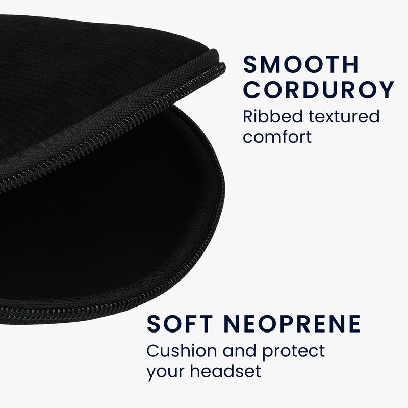 kwmobile Case Compatible with Anker Soundcore Q20i - Headset Cover Made of Durable Neoprene Fabric