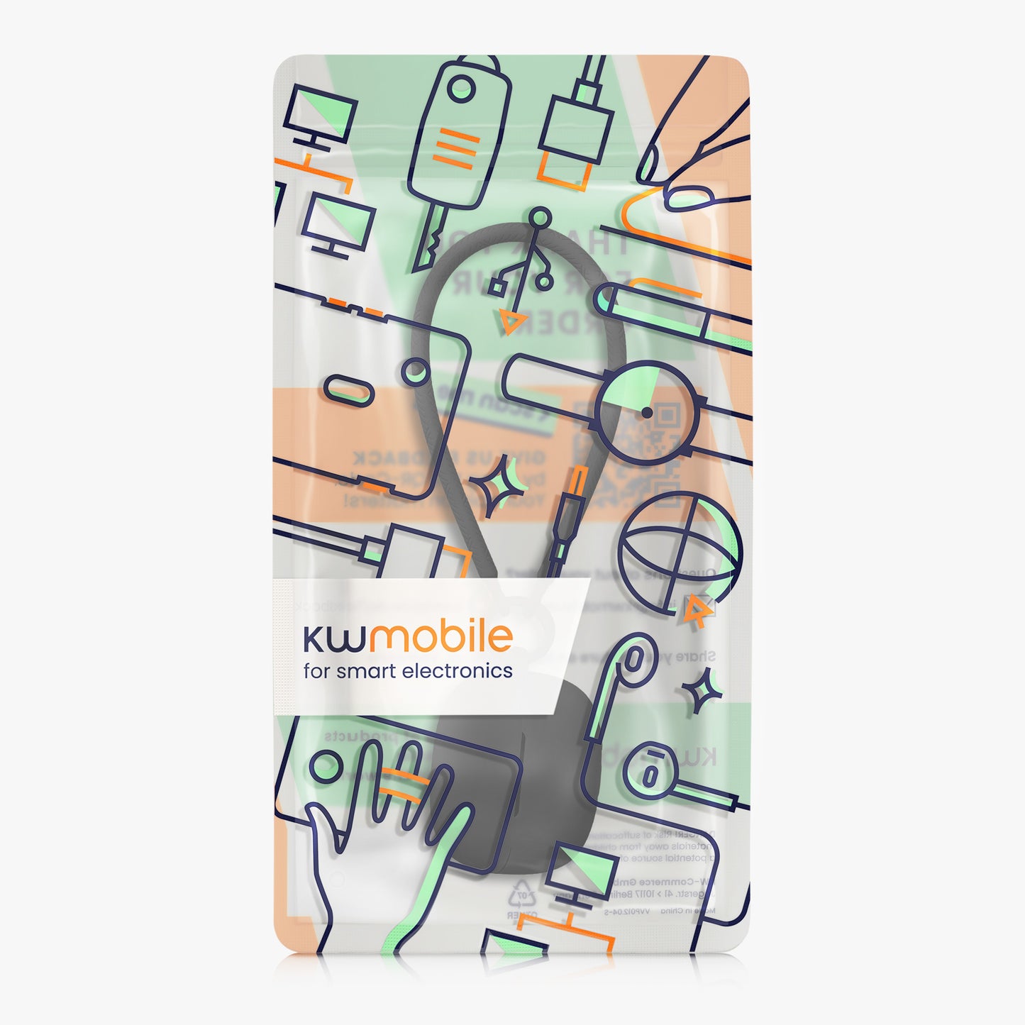 kwmobile Case compatible with Xiaomi Redmi Buds 6 Pro Headphones