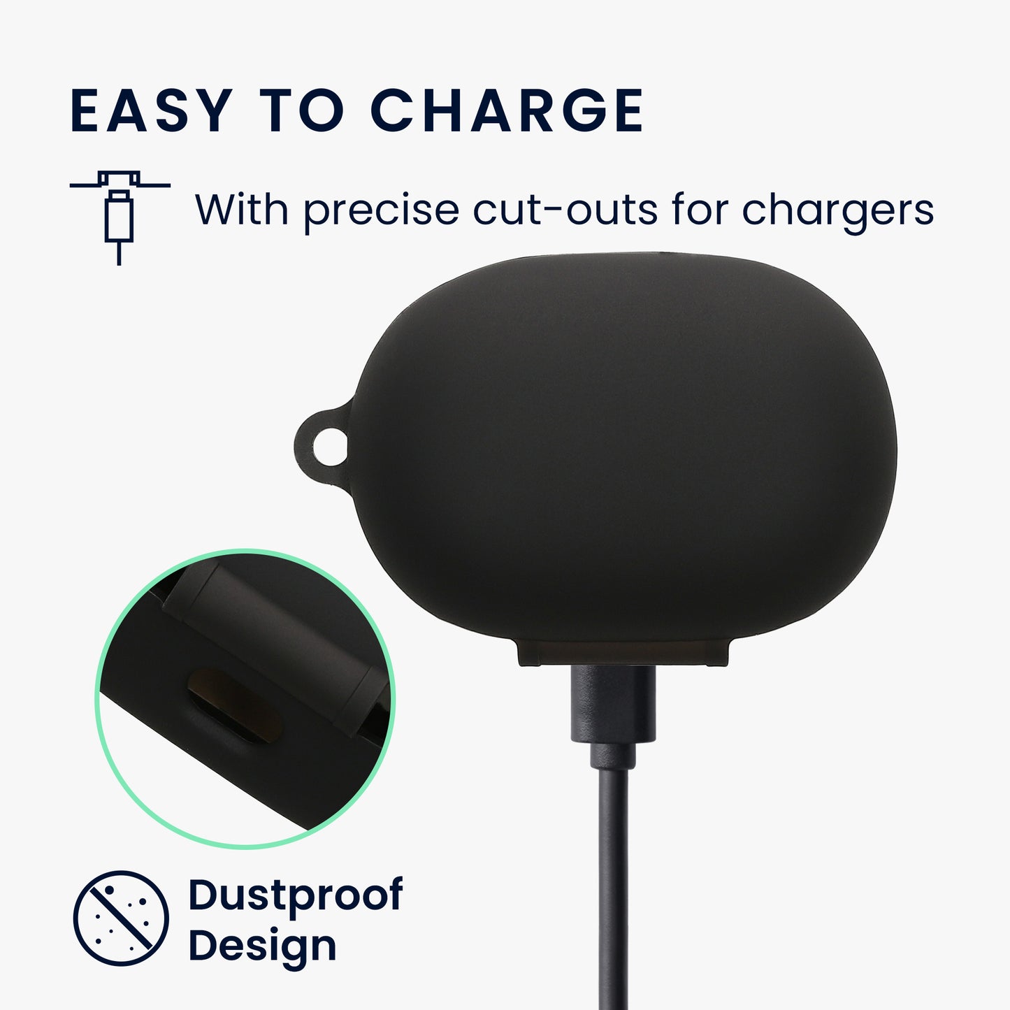 kwmobile Case Compatible with Bose QuietComfort Earbuds