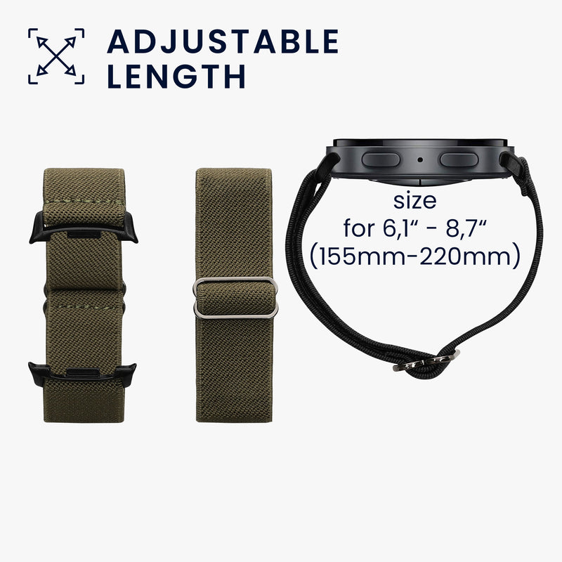 kwmobile Watch Strap for Samsung Galaxy Watch 8 / Galaxy Watch 8 Classic 46mm Strap Fitness Tracker Band Set Replacement Strap Smartwatch