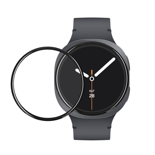kwmobile 2x Transparente Displayschutzfolie kompatibel mit Samsung Galaxy Watch 8 (40mm) Folie - Schutzfolie für Fitness Tracker - robuster Displayschutz Transparent  