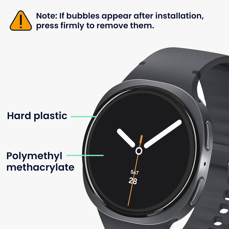 2x Screen Protector for Samsung Galaxy Watch 8 (40mm)