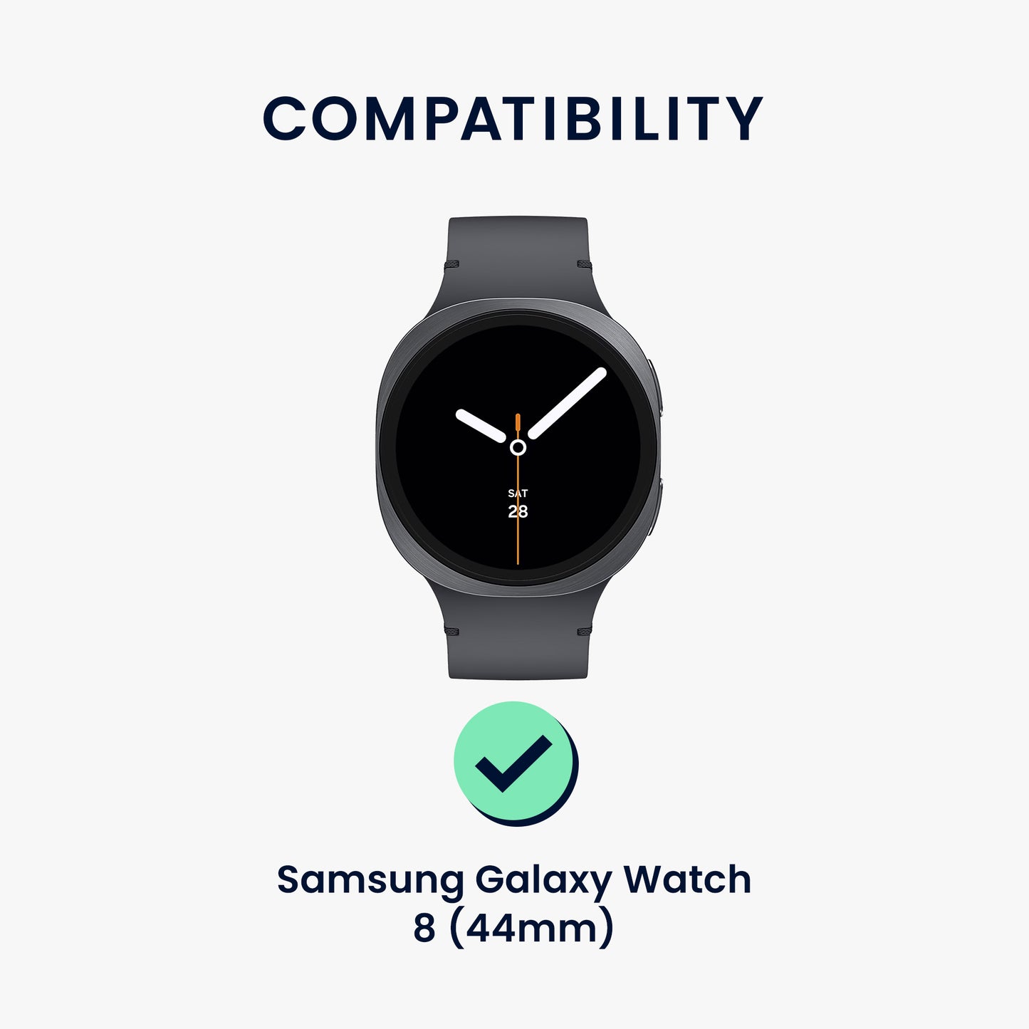 2x Screen Protector for Samsung Galaxy Watch 8 (44mm)