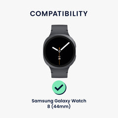 2x Displayschutzfolie für Samsung Galaxy Watch 8 (44mm) - Transparent - Displayschutz