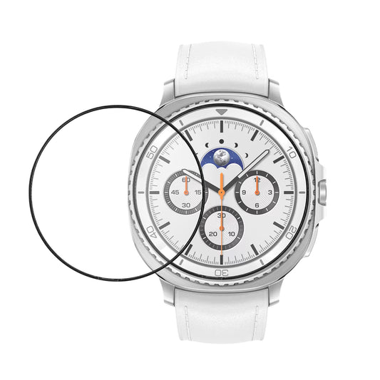 kwmobile 2x Transparente Displayschutzfolie kompatibel mit Samsung Galaxy Watch 8 Classic (47mm) Folie - Schutzfolie für Fitness Tracker - robuster Displayschutz Transparent  