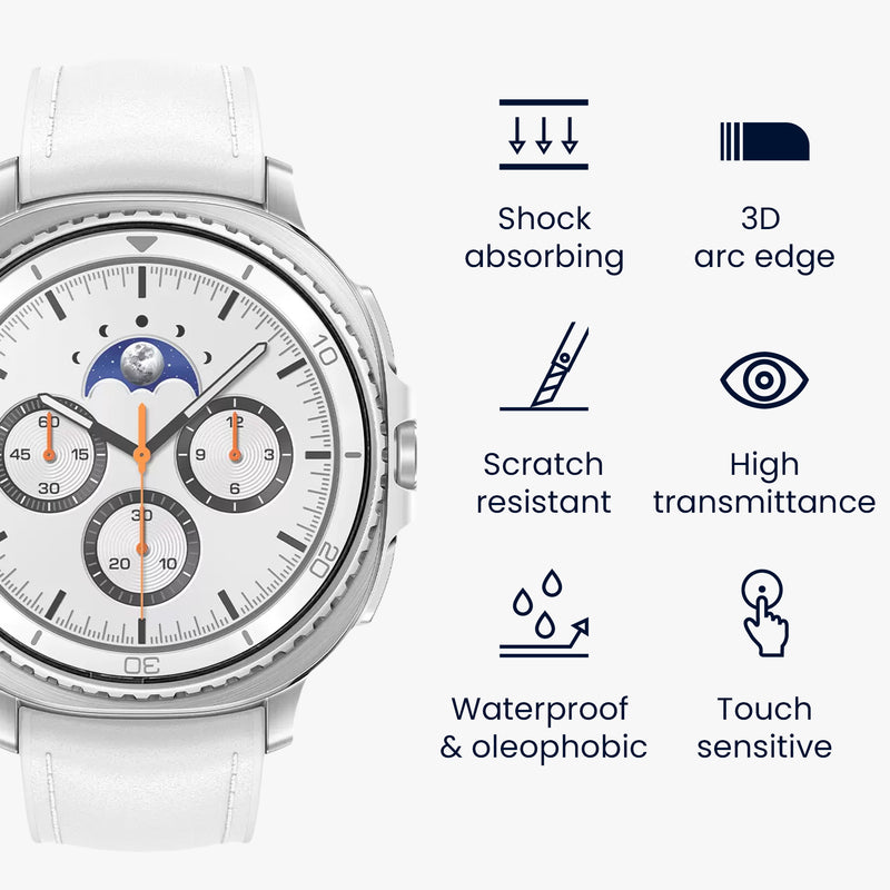 2x Screen Protector for Samsung Galaxy Watch 8 Classic (47mm)