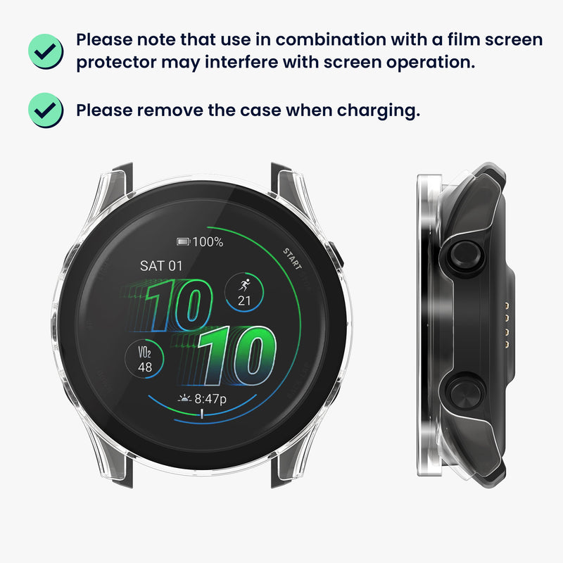 2x Case for Garmin Forerunner 570 42mm