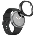 kwmobile Glass Case for Samsung Galaxy Watch 8 Protective Cover Fullbody Fitness Tracker Case Set