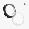 kwmobile Silicone Case for Samsung Galaxy Watch 8 Protective Cover Full Body Display Cover Set