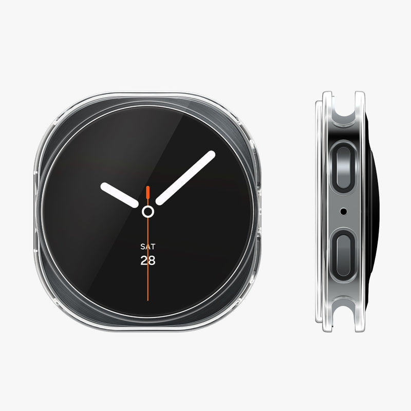 kwmobile Protective Case for Samsung Galaxy Watch 8 (44mm) Fullbody Display Cover Set