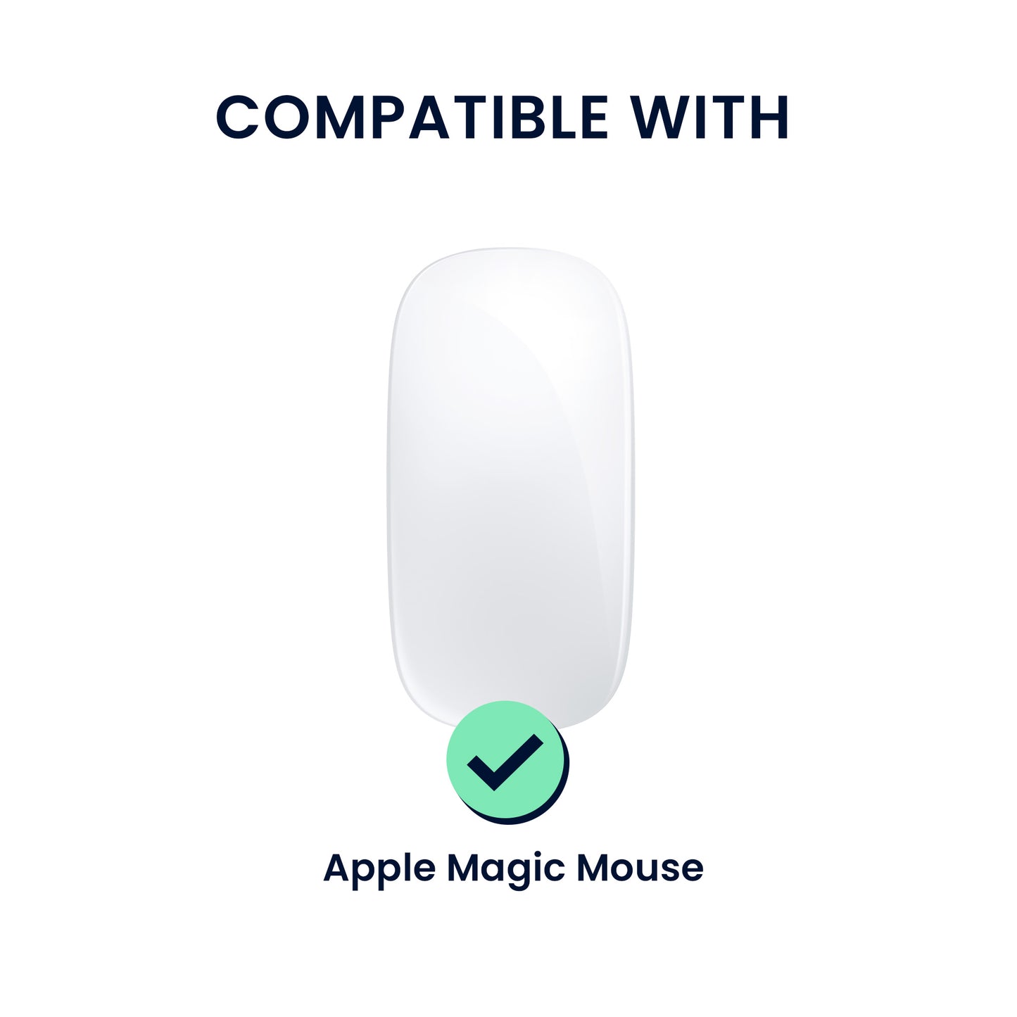 kwmobile Protective Case for Apple Magic Mouse - PC Mouse Cover made of Non-Slip TPU - Case