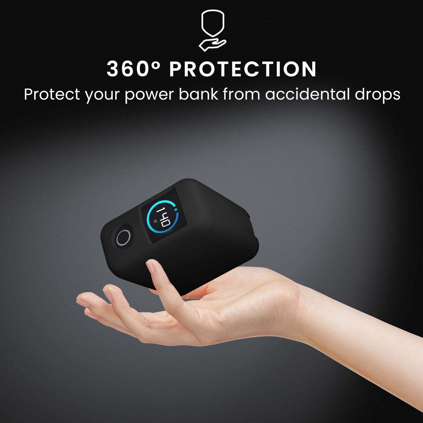 kwmobile Case for Anker Zolo 140W - Power Bank Travel Case - Bag for Power Bank