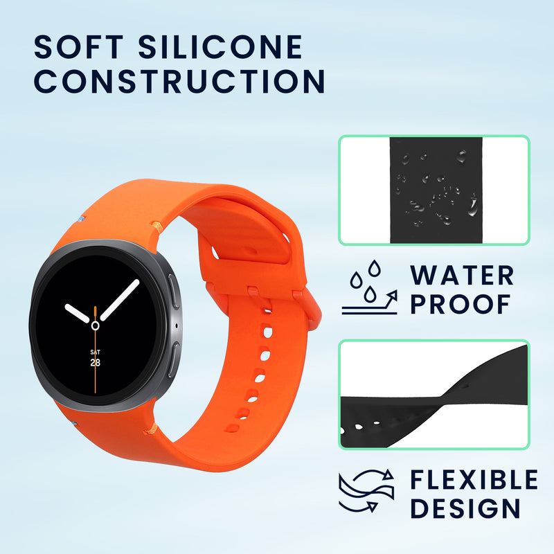 kwmobile Watch Strap for Samsung Galaxy Watch 8 Galaxy / Galaxy Watch 8 Classic 46mm Strap Fitness Tracker Band Set Replacement Strap Smartwatch