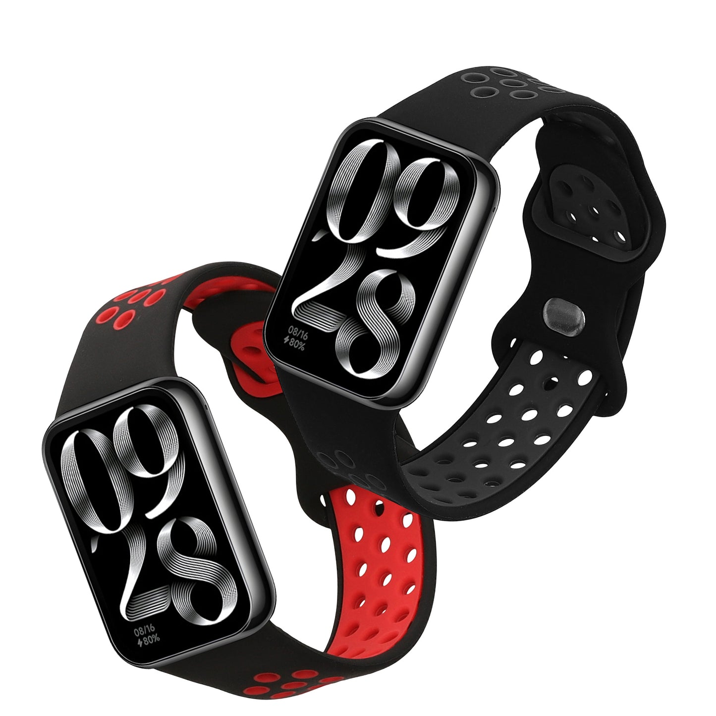 kwmobile Watch Strap for Xiaomi Smart Band 8 Pro / Band 9 Pro / Redmi Watch 5 / Redmi Watch 4 Strap Fitness Tracker Band Set Replacement Strap Smartwatch