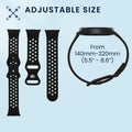 kwmobile Watch Strap for Xiaomi Smart Band 8 Pro / Band 9 Pro / Redmi Watch 5 / Redmi Watch 4 Strap Fitness Tracker Band Set Replacement Strap Smartwatch