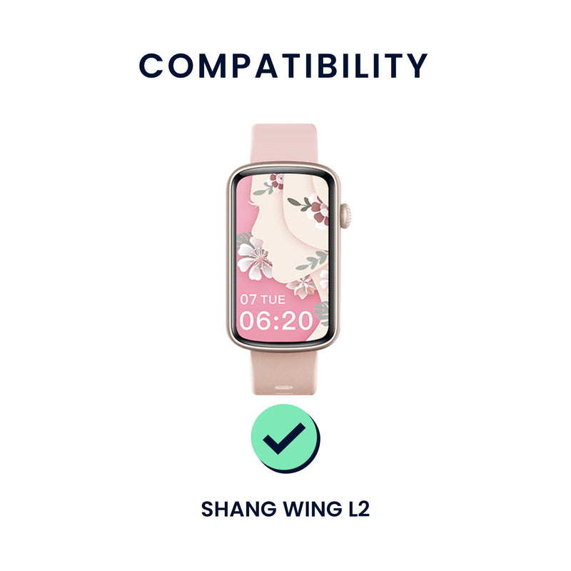 kwmobile Watch Strap for SHANG WING L2 Bracelet Fitness Tracker Band Set Replacement Strap Smartwatch
