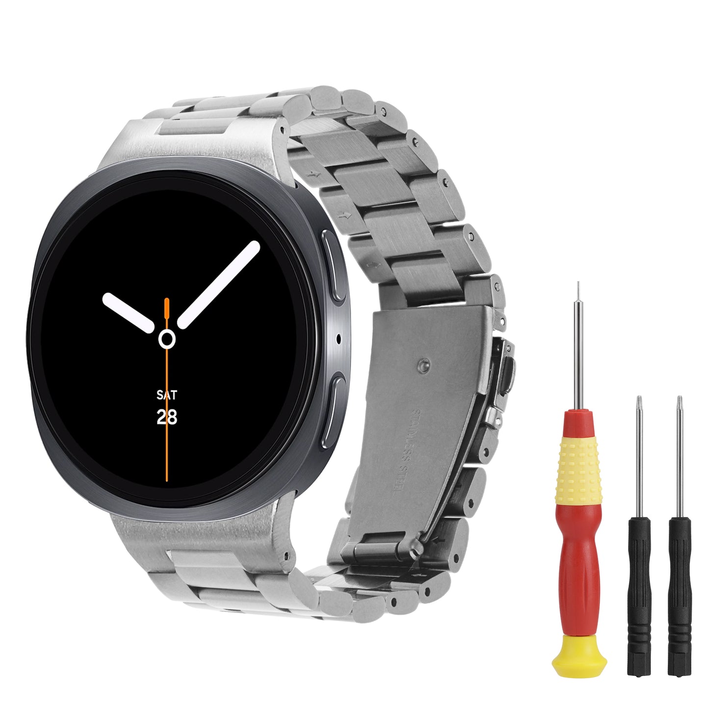 kwmobile Watch Strap compatible with Samsung Galaxy Watch 8 Galaxy / Galaxy Watch 8 Classic 46mm Replacement Strap - Smartwatch Replacement Strap - 14 - 22 cm Inner Dimensions