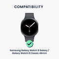 kwmobile Watch Strap compatible with Samsung Galaxy Watch 8 Galaxy / Galaxy Watch 8 Classic 46mm Replacement Strap - Smartwatch Replacement Strap - 14 - 22 cm Inner Dimensions