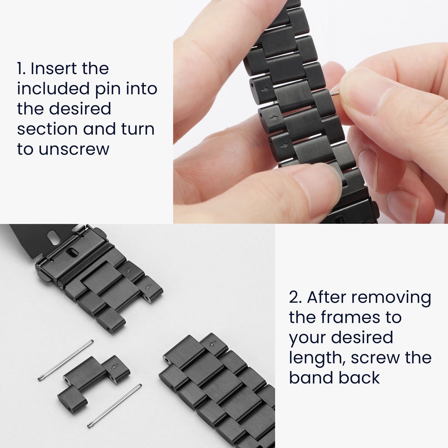 kwmobile Watch Strap compatible with Xiaomi Smart Band 8 Pro / Band 9 Pro / Redmi Watch 5 / Redmi Watch 4 Replacement Band - 14 - 22 cm Inner Dimensions