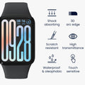 kwmobile Screen Protector compatible with Xiaomi Smart Band 9 Pro Film Protective Film for Fitness Tracker robust Screen Protection